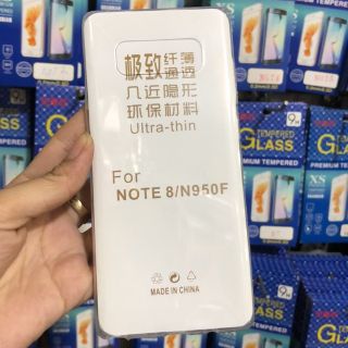 Ốp dẻo silicon cho Samsung Note 8