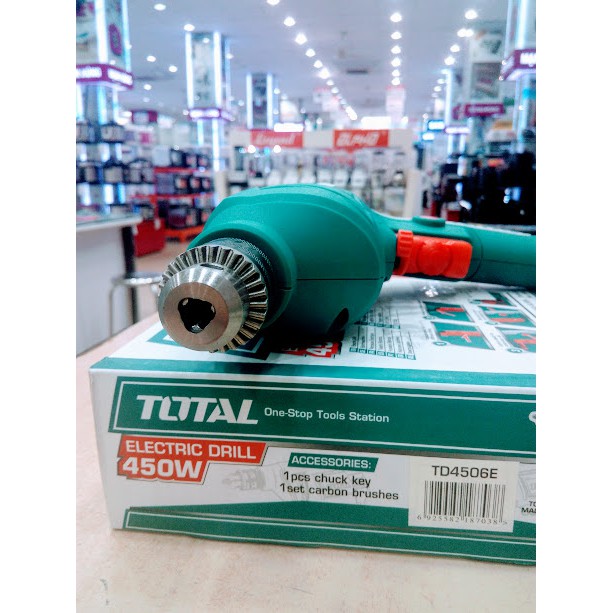 MÁY KHOAN ĐIỆN CẦM TAY 450W TOTAL TD4506E