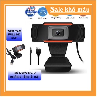 Webcam kẹp có mic full hd - camera học online qua zoom, trực tuyến - hội họp - gọi video hình ảnh sắc nét