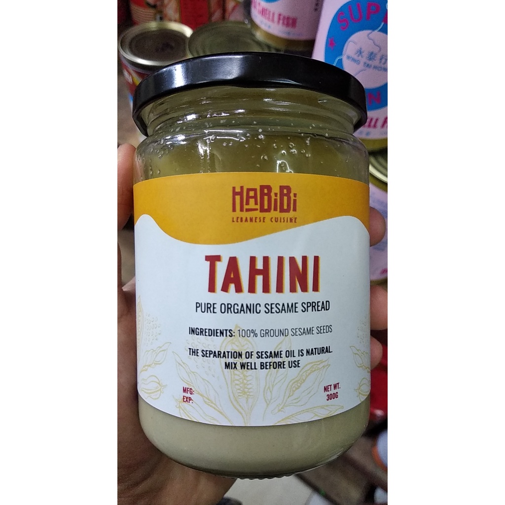 Mè xay dạng sệt hữu cơ Tahini Habibi 300g