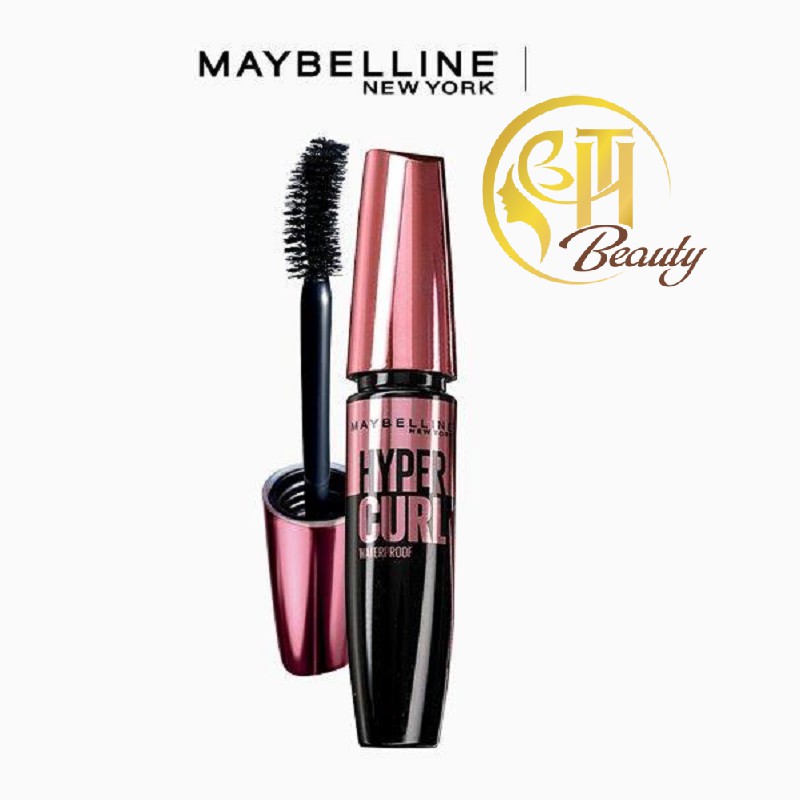 Mascara Dài Mi và Cong Mi Maybelline New York Hyper Curl Waterproof Chuốt Mi Đen 9.2ml