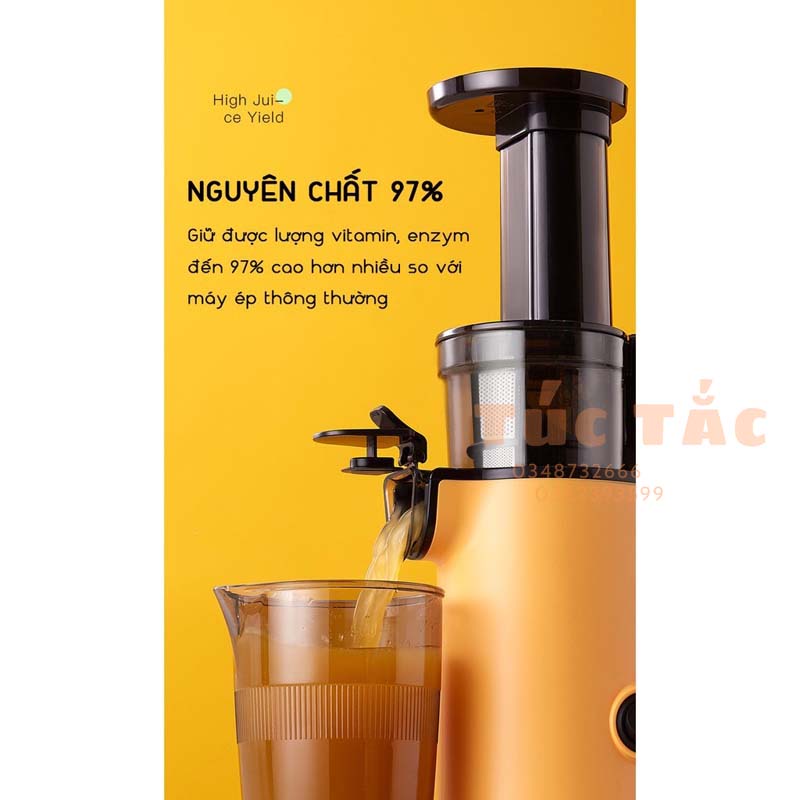 Máy Ép Chậm Mini Nội Địa Trung - Máy Ép Hoa Quả Trái Cây -  Bảo Hành 6 Tháng