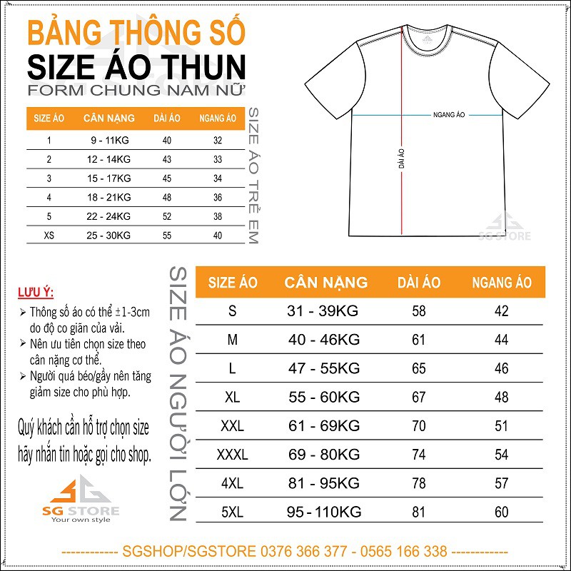 Áo thun gia đình 3/4/5 người Đồ gia đình dễ thương giá rẻ Thun cotton dày dặn Màu trắng (GD305T