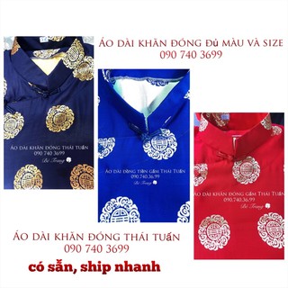 Áo Dài + Khăn Đóng Vải Thái Tuấn