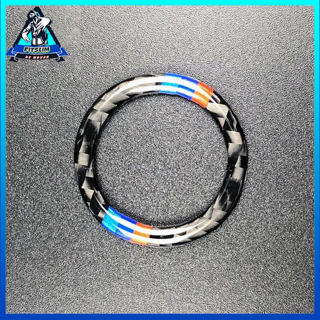 Vòng Đệm Nút Khởi Động Bằng Sợi Carbon Cho Bmw E90 / E92 / E93