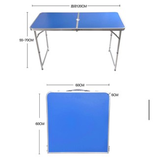BÀN NHÔM DÃ NGOẠI GẤP GỌN  1M2