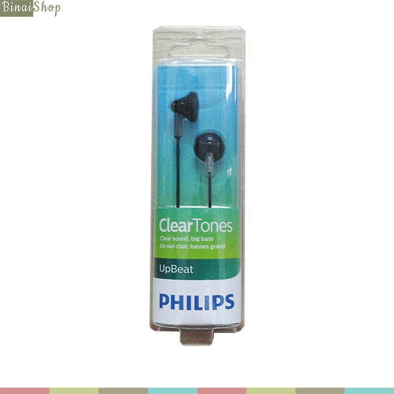 [Mã ELFLASH5 giảm 20K đơn 50K] Tai nghe siêu nhỏ gọn, trọng lượng nhẹ, giắc cắm 3.5m Philips SHE1350 / SHE3010