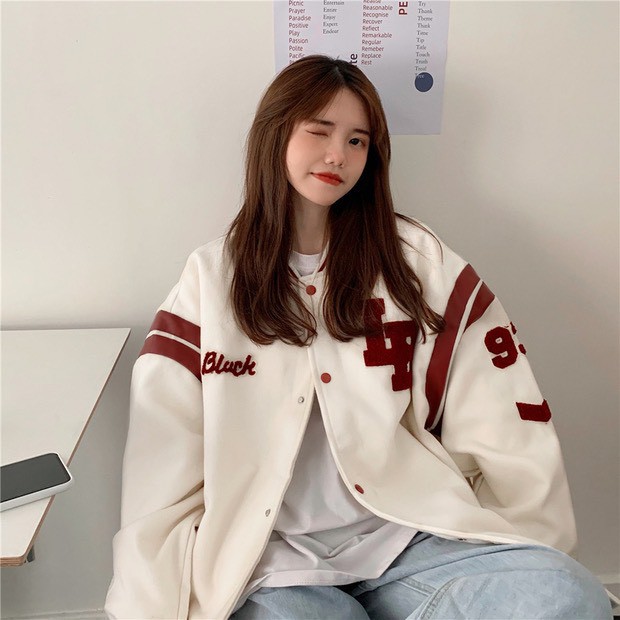 Áo Khoác Nỉ Bomber Phối Màu Unisex Nam Nữ Form Rộng Ulzzang NB02