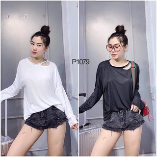 ÁO THUN THU ĐÔNG KHOÉT CỔ CÁ TÍNH