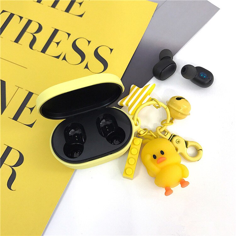 Vỏ Đựng Bảo Vệ Hộp Sạc Tai Nghe Airpods Hình Chú Vịt Ngộ Nghĩnh