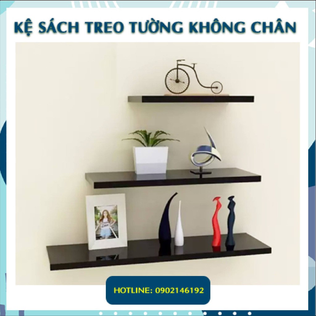 Thanh ngang kệ gỗ treo tường 1 thanh tặng kèm vít âm tường TC016