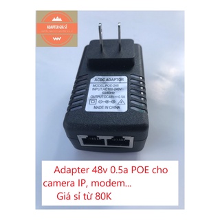 Adapter nguồn 48v 0.5a poe dùng cho camera ip modem wifi..