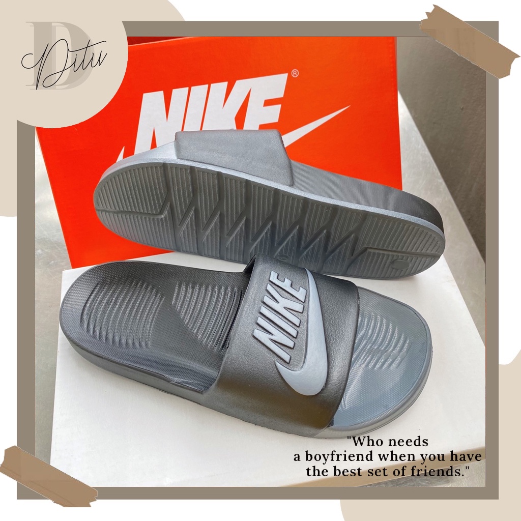 Dép Quai Ngang Nam Nữ Thời Trang, Dép Lê_Nike Max Xám Đúc Nguyên Khối Hàng Đẹp