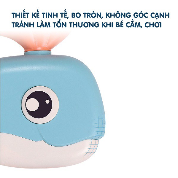 Đồ chơi nhà tắm của thương hiệu UMOO cá voi nước xoay
