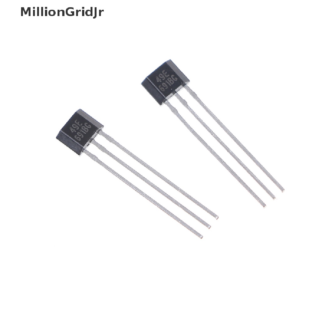 MLG 10pcs Hall element 49E OH49E SS49E linear Sensor Hall sensor JR