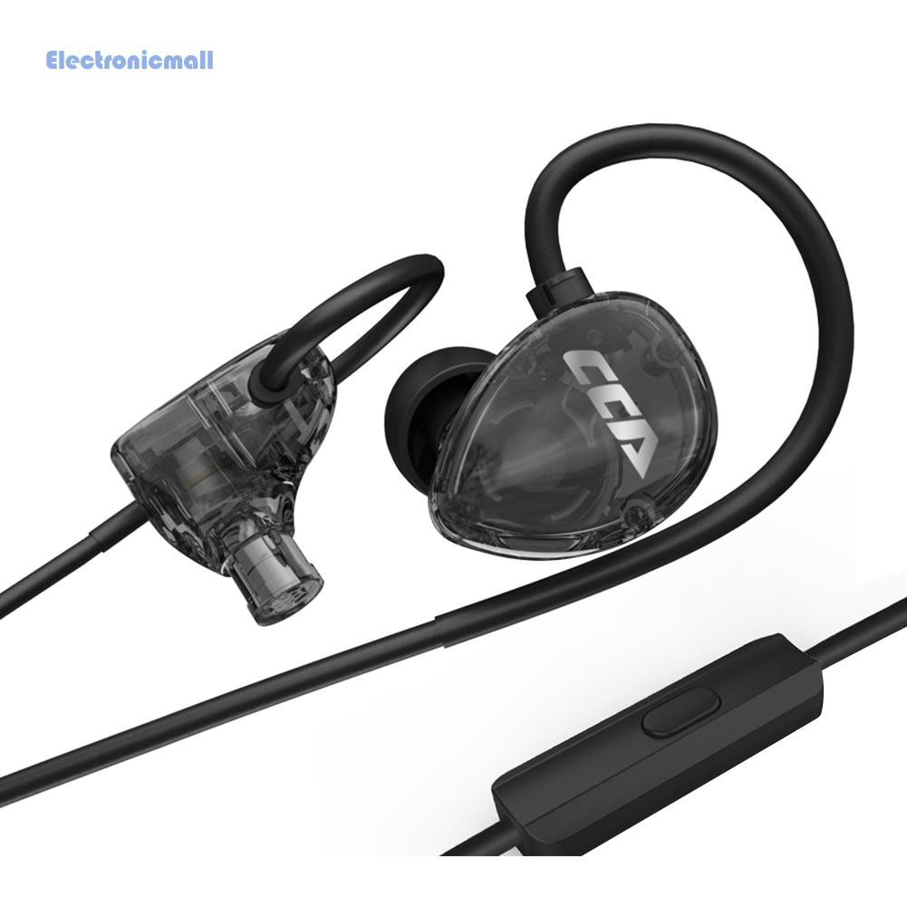 ElectronicMall01 CCA CSA Wired Earbuds 3.5mm Plug 10mm Dynamic Driver HiFi In Ear Headphones