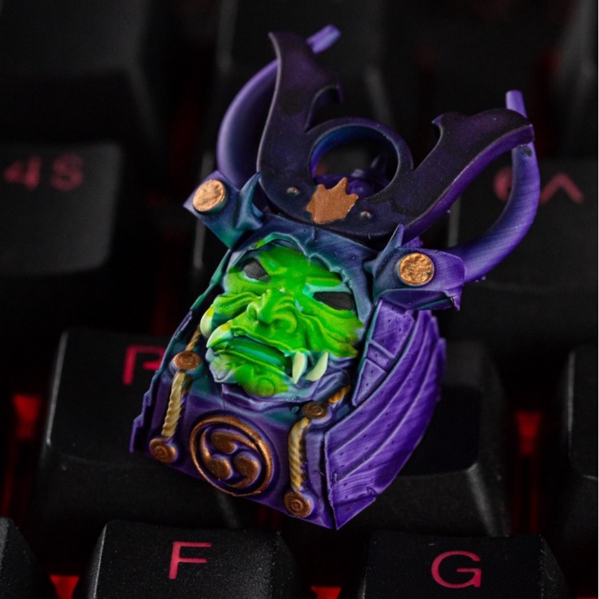 Keycap samurai dùng cho bàn phím cơ