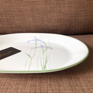 Dĩa Oval Thủy Tinh Mỹ 32cm Corelle Shadow Iris 611