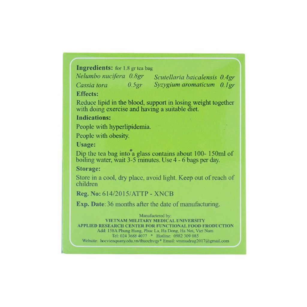 Trà lá sen Slimutea - Học viện Quân Y  [Chính hãng] | BigBuy360 - bigbuy360.vn