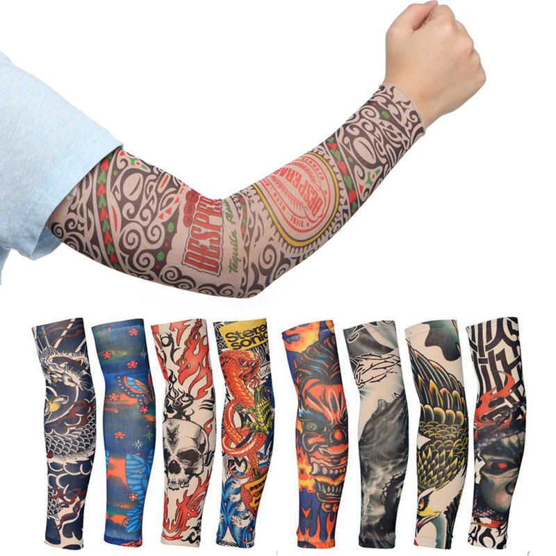 Găng Tay Đi Nắng Hình Xăm Tattoo