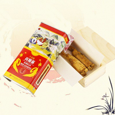 Hồng Sâm Khô Nguyên Củ DeaDong 6 Năm Tuổi Hàn Quốc Hộp Thiếc 37.5g (2-3 củ) - Kivo