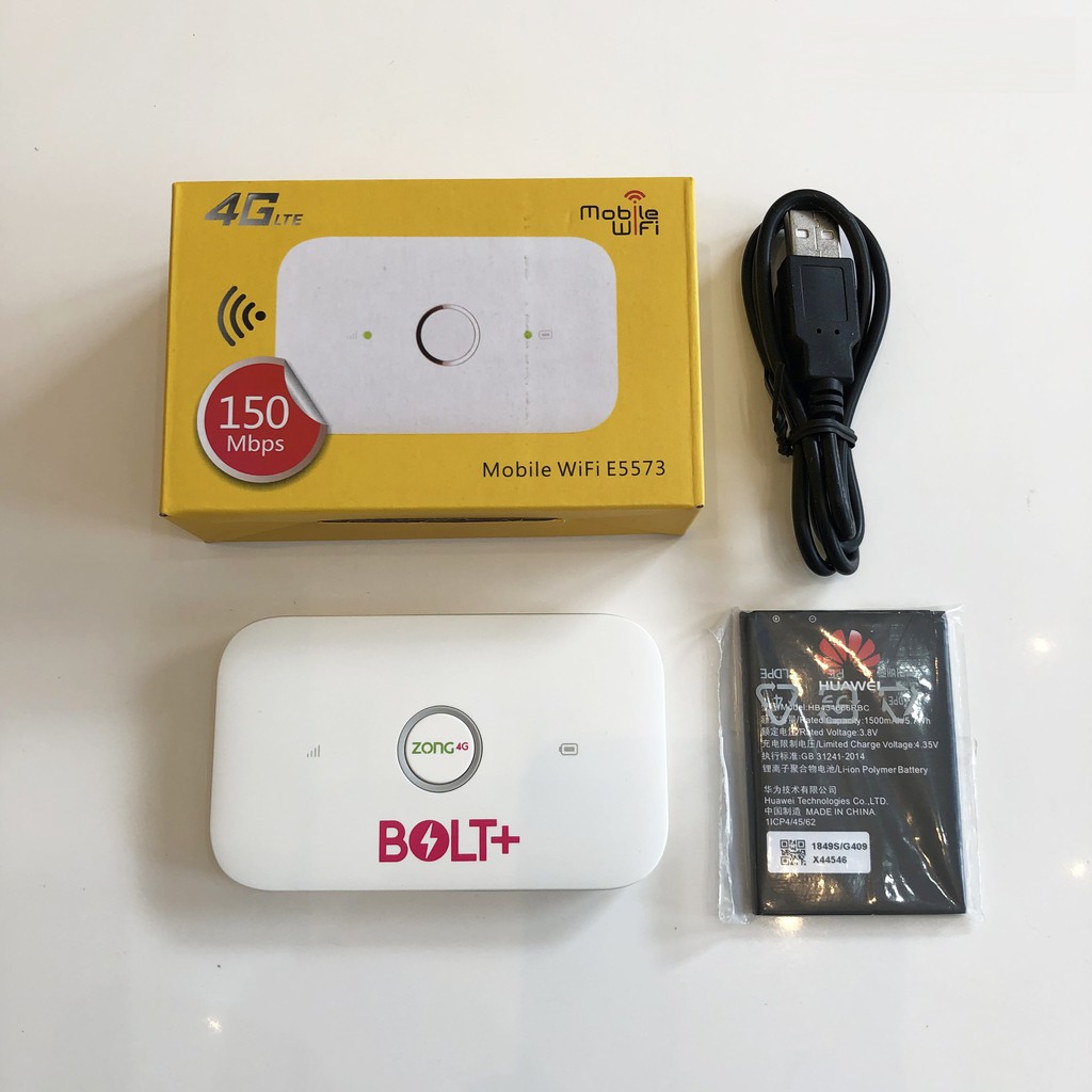 Bộ Phát Wifi 4G Huawei E5573 Bản Quốc Tế Tốc Độ 150Mbps Cực Nhỏ Gọn - Huawei ZONG 4G E5573