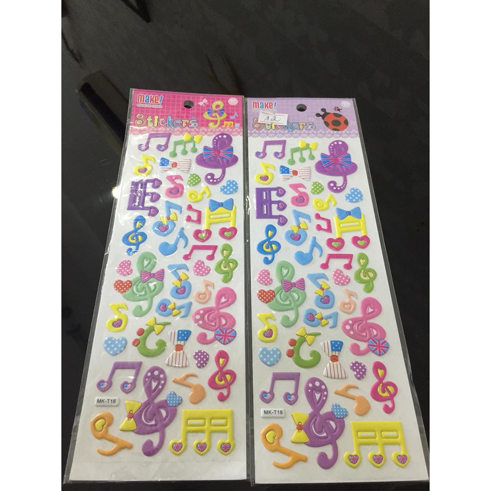 STICKER  NỐT NHẠC