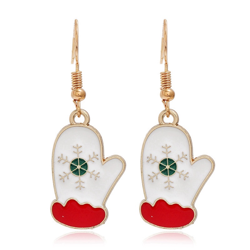 Ygt Vòng Hoa Tai Tua Rua Dài Hình Ông Già Noel Tuần Lộc Người Tuyết Tuần Lộc Giáng Sinh Cho Nữ