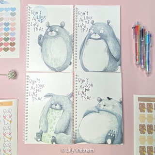 Sổ tay Totoro Dont look at me like that