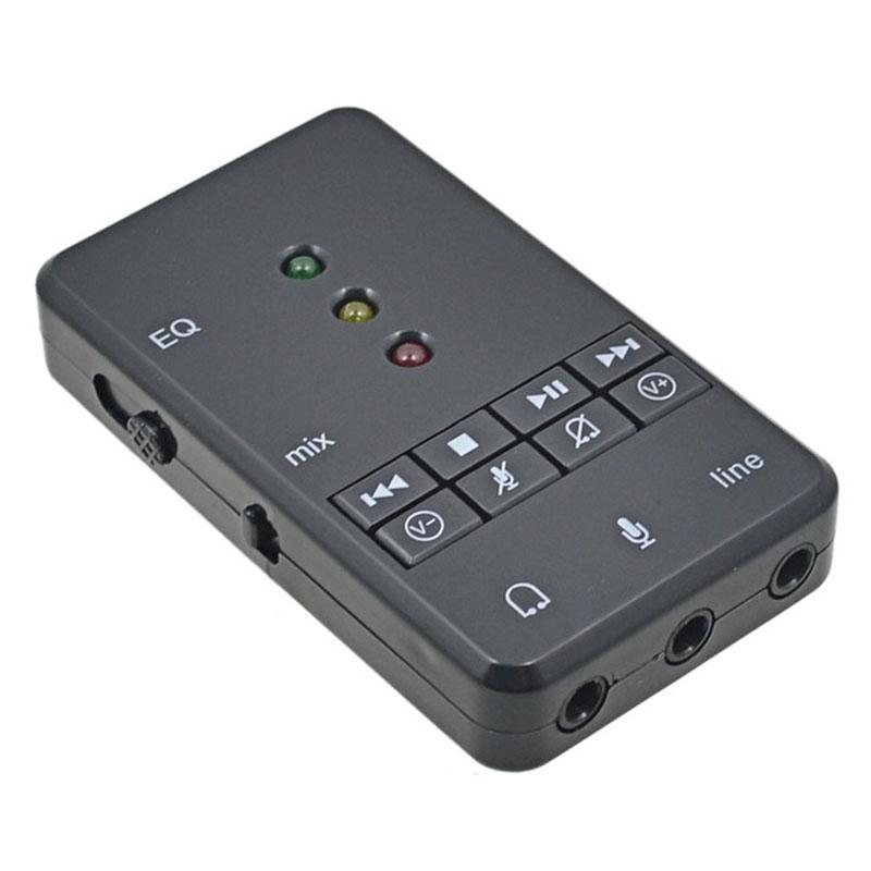 Card âm thanh đầu USB 7.1 đầu ra 3.5mm