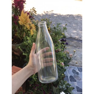 CHAI THUỶ TINH 1 LÍT NẮP THIẾC ĐEN