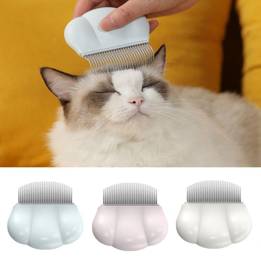Shoukey Lược Nổi Hình Vỏ Sò Mát Xa Nhỏ Gọn Dễ Dàng Tẩy Rửa Cho Mèo Cưng