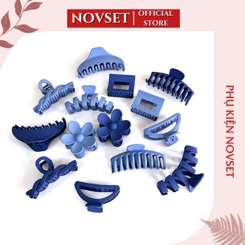 Kẹp tóc càng cua Hàn Quốc nữ đẹp hottrend nhám cỡ size lớn 16881