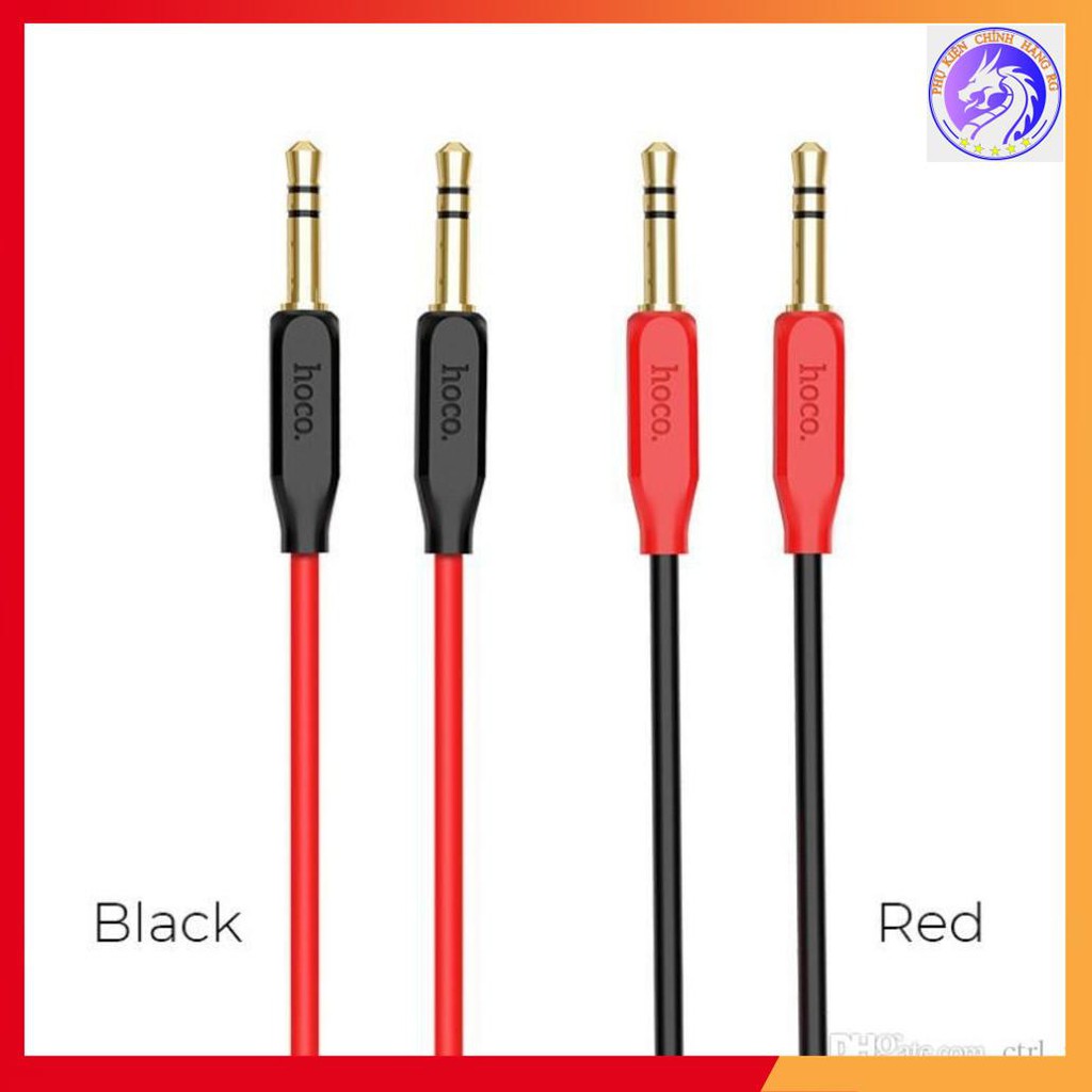 Cáp Âm Thanh AUX 3.5mm Hoco UPA11 Dài 1M Chính Hãng - Bảo Hành 1 Năm Giao Màu Ngẫu Nhiên