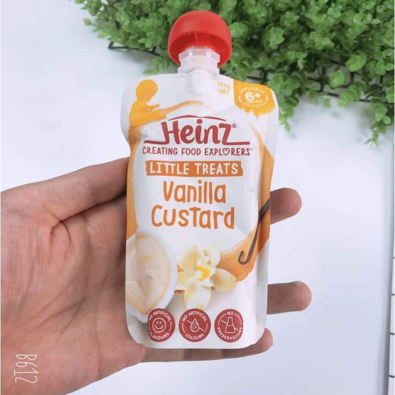 Váng Sữa Heinz Úc vị Vani, Xoài, Dâu, Chuối Date T11-T12/2021