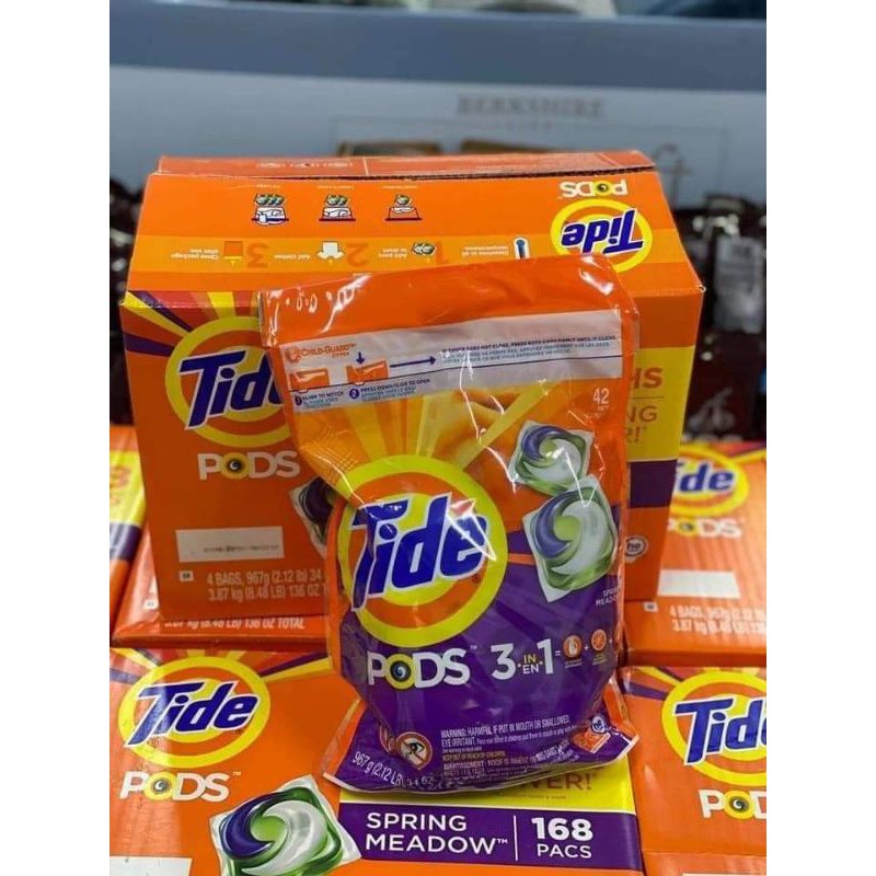 Viên giặt TIDE PODS Mỹ 3in1 42v