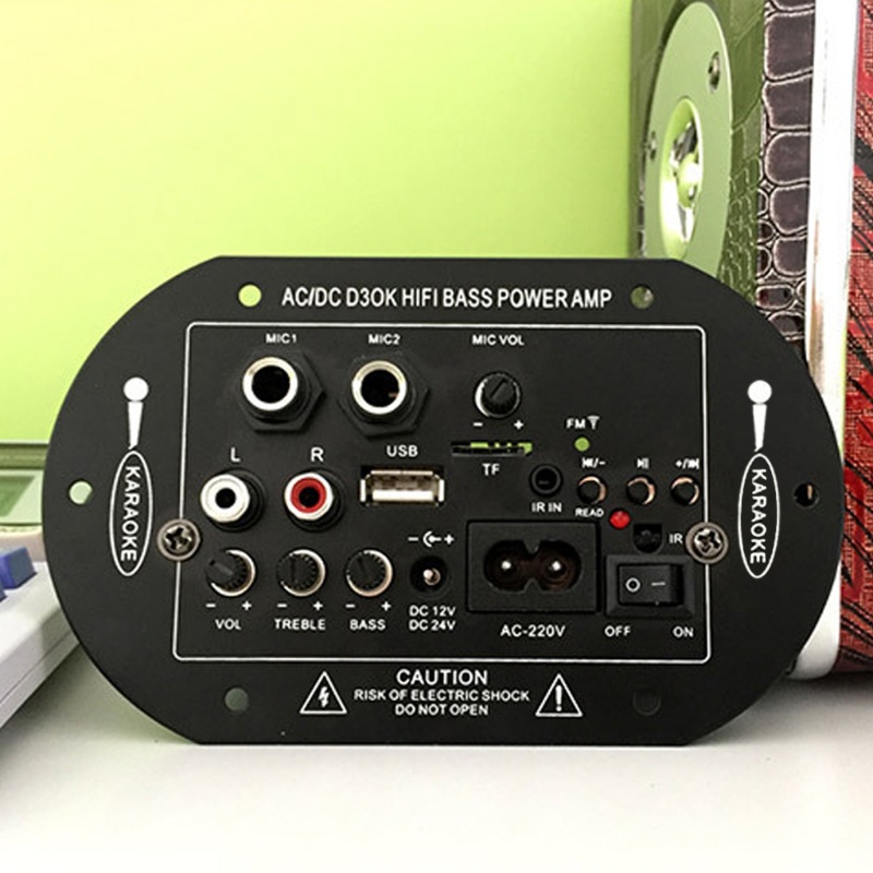 Bảng Mạch Khuếch Đại Công Suất Âm Thanh HIFI Hỗ Trợ Thẻ TF 12V 24V 220V USB