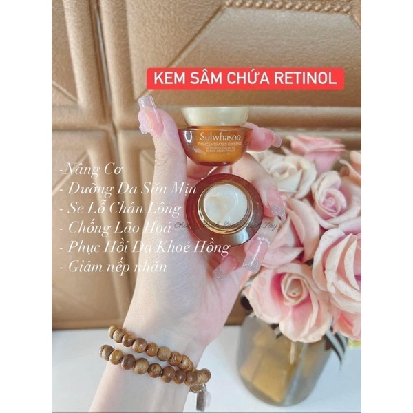 Kem nhân sâm Sulwhasoo chống lão hoá mạnh mẽ, trẻ hóa da toàn diện