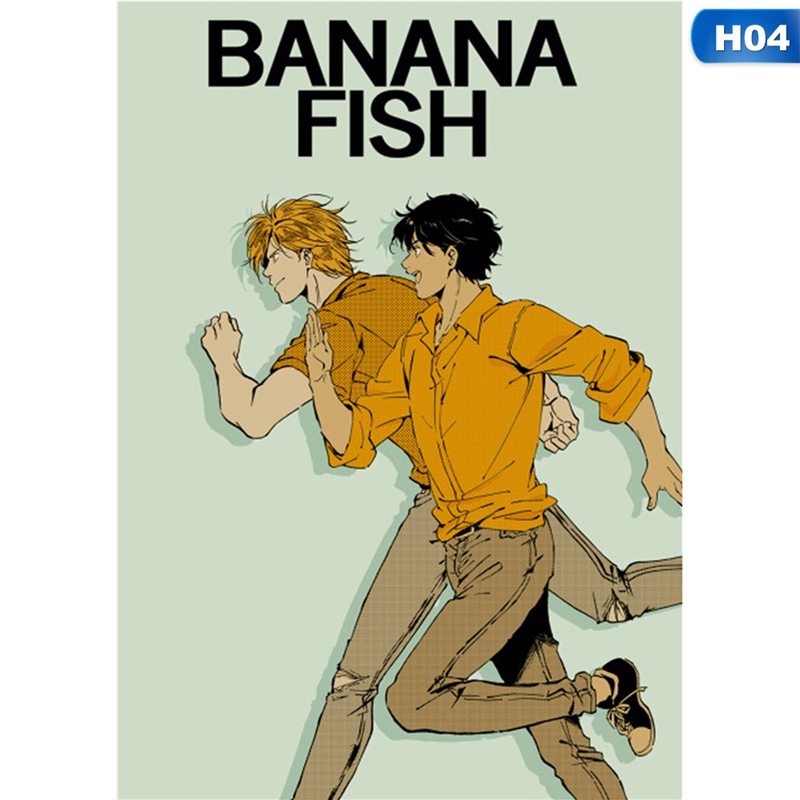 Poster tranh cuộn Banana Fish Anime treo tường nghệ thuật