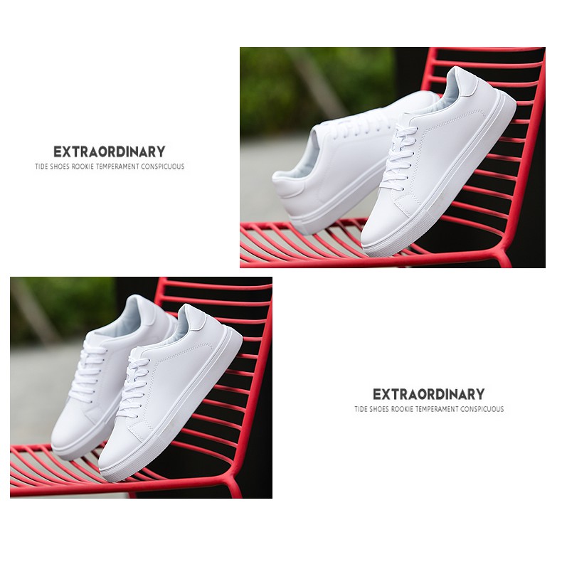 Giày nam sneaker thể thao màu trắng đẹp giá rẻ cho học sinh - mã TT02 | BigBuy360 - bigbuy360.vn