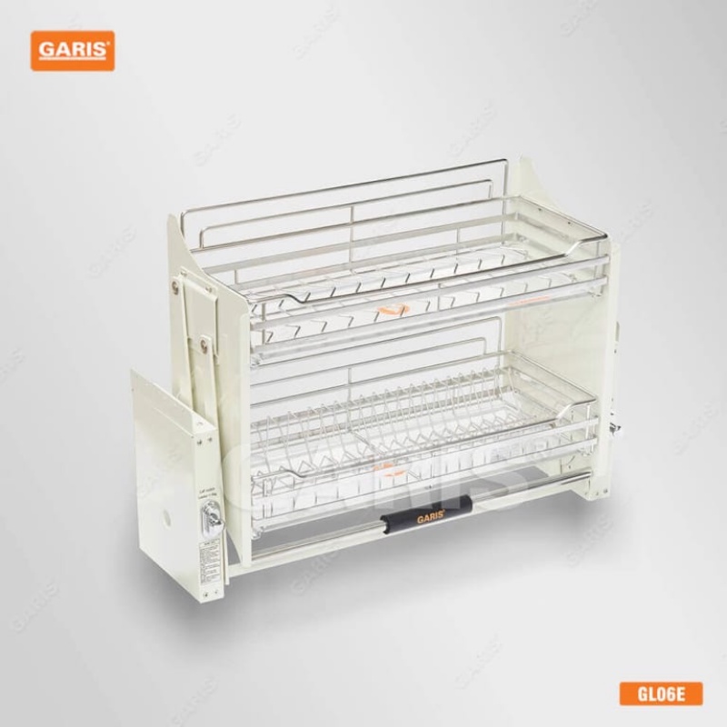 Giá Kệ Bát Đĩa Nâng Hạ Garis GL06E - 2 Tầng