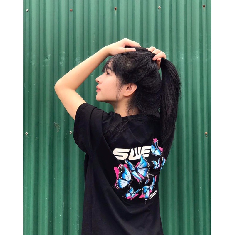 Áo thun SWE from rộng kèm ảnh thật video