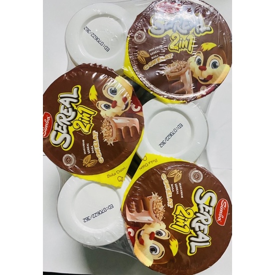 Ly Bánh ăn sáng Ngũ cốc Socola SIMBA Sereal 2 in 1 24g