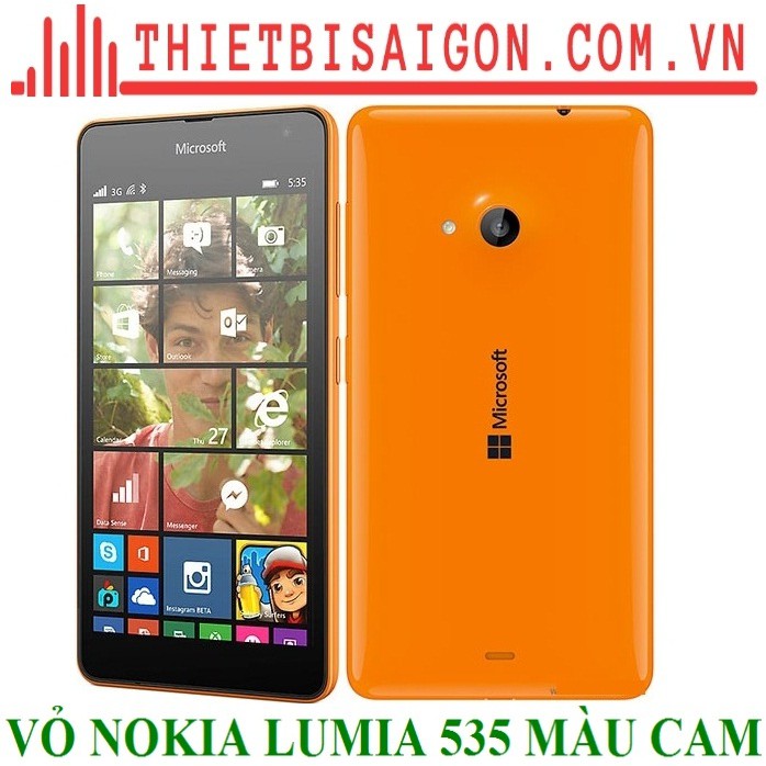 VỎ NOKIA LUMIA 535 MÀU CAM