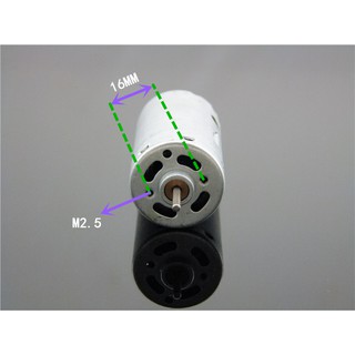 ĐỘNG CƠ DC RS390 6-24VDC Tốc Độ 26000RPM