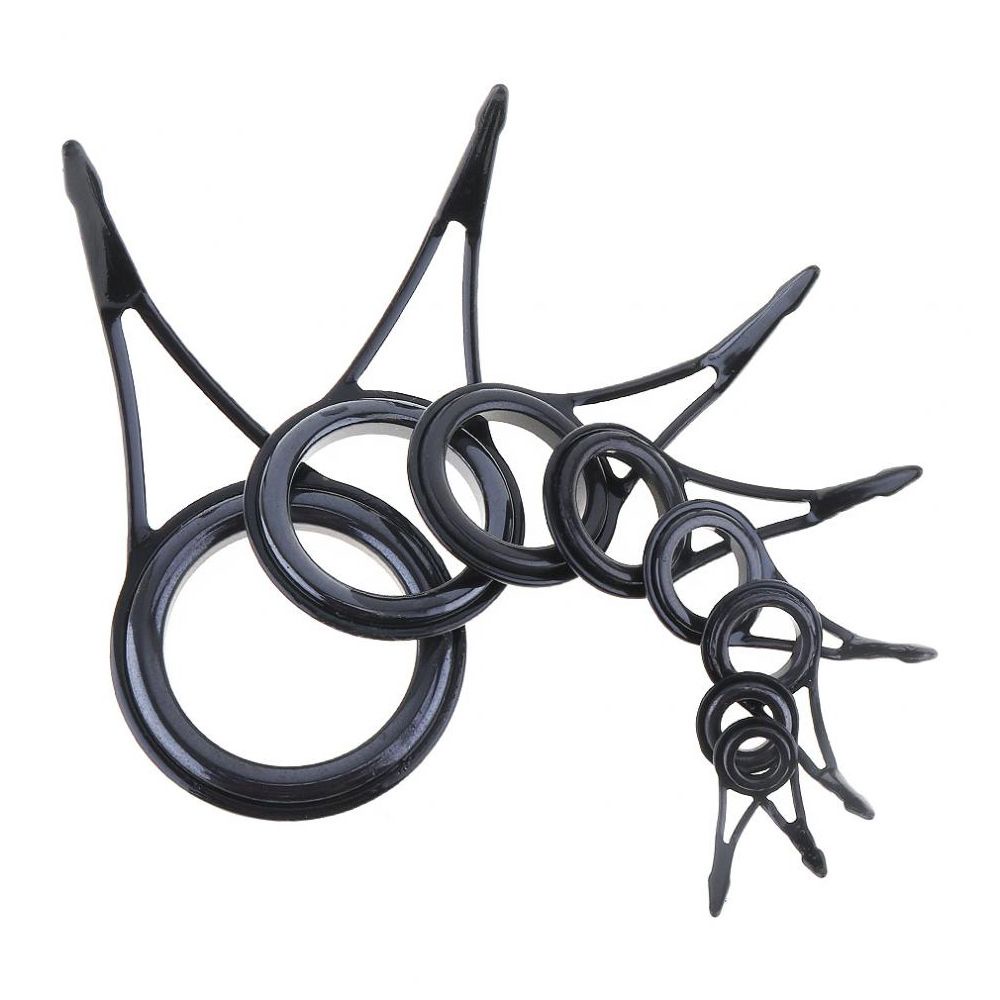 Bộ 5 Vòng Đệm Hình Oval 3mm-23mm Bằng Thép Không Gỉ Dùng Cố Định Cần Câu Cá