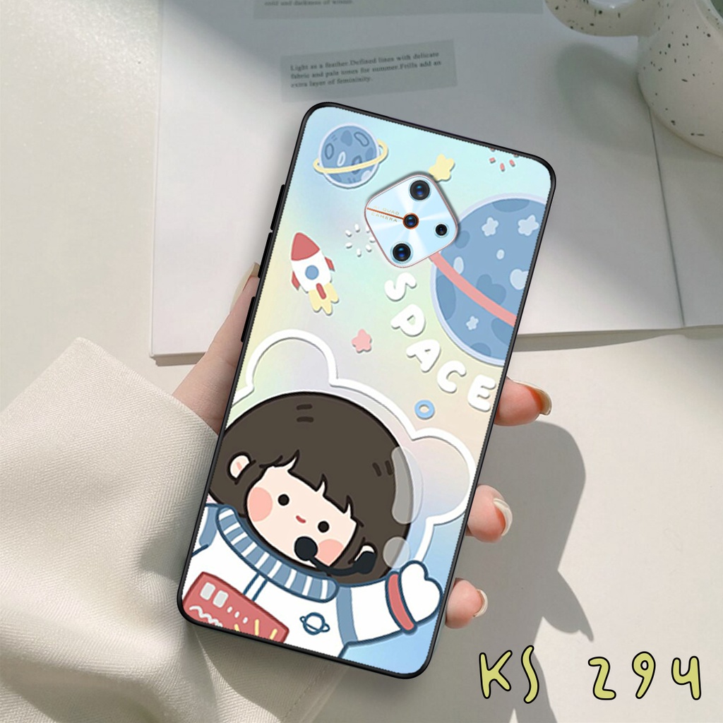 Ốp lưng Vivo S1 - Vivo S1 Pro - Ốp in hình Ngân hà &amp; RoroJump siêu đẹp