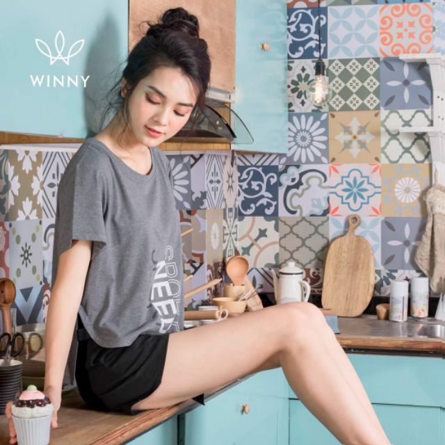 Bộ áo T-shirt quần giả váy cotton Winny SO4535 Giá 368.000đ