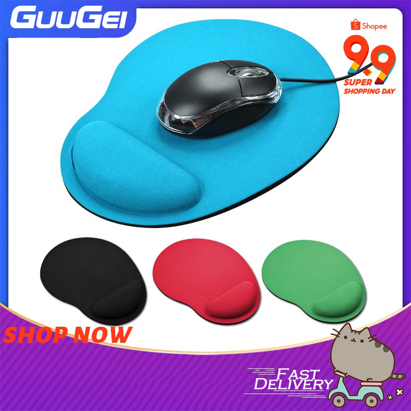 Miếng lót chuột mềm mại có đệm kê cổ tay thoải mái khi dùng máy tính bàn/laptop | BigBuy360 - bigbuy360.vn