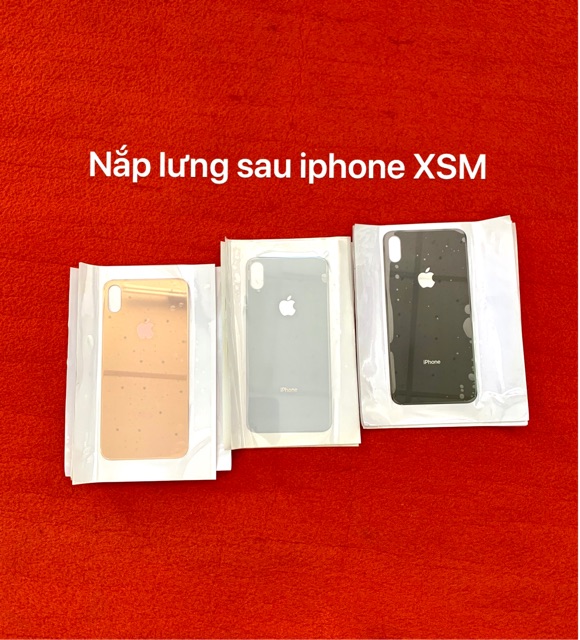 Nắp lưng sau iphone XS Max zin - vỏ sau XS Max zin thay thế vỏ của bạn bị bể nhé!